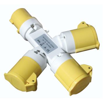 16 Amp 3 Way Splitter