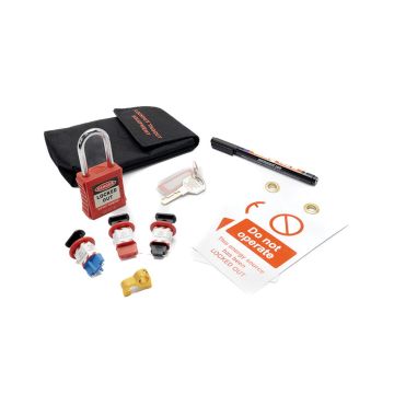 9 Piece Advanced Personal Lockout Pouch Kit