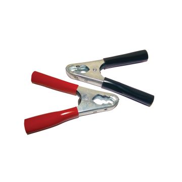 170 Amp Tube Insulated Crocodile Clips (Pair)