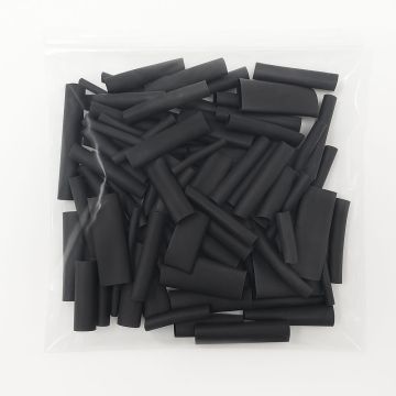 Assorted Bag of Black 3:1 Adhesive Lined Heatshrink 40mm Cuts