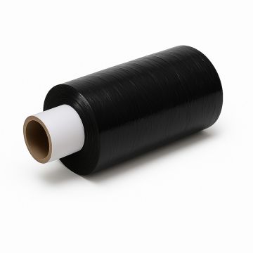 Black 100mm x 150m x 17mu Cast Flush Core Handy Wrap