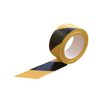 Black/Yellow Stripe Self Adhesive Hazard Tape 48mm x 50m