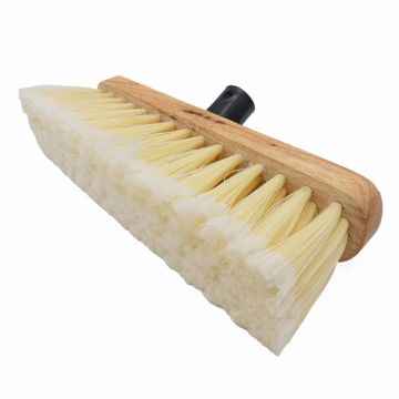 11" Cream PVC Brush Head with Socket (Soft Bristle)