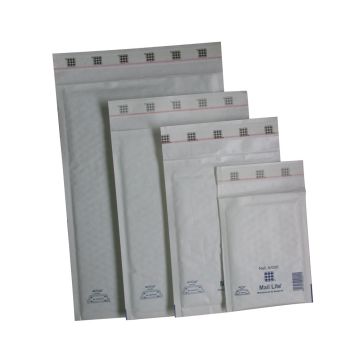 White Bubble Envelopes