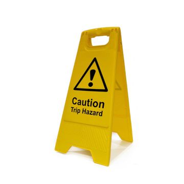 Caution Trip Hazard' Standing A Board 615 x 290mm