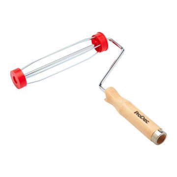 230mm (9") x 1.75" Cage Roller Frame (Wooden Handle)