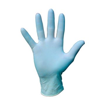 Disposable Blue Nitrile Gloves - Powder Free