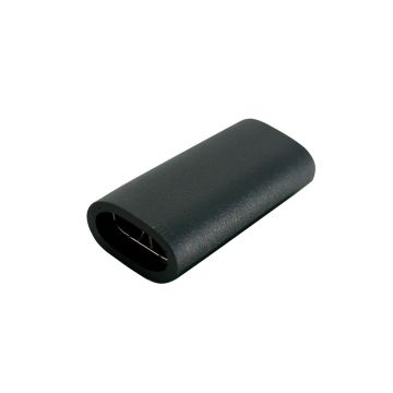 Double Female Socket Black Vinyl