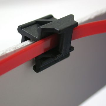 3.0 - 6.0mm Edge Clip Side Mounted- Parallel to Profile