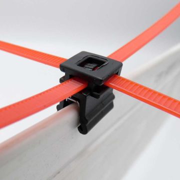 3.0 - 6.0mm Edge Clip Top Mounted- Parallel & Right Angled to Profile