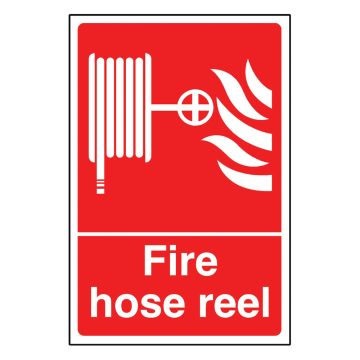Fire Hose Reel Self Adhesive Sign (200 x 300mm)