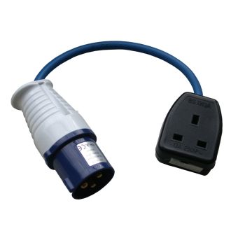 240V Fly Lead (16 Amp Plug to 13 Amp Coupler Socket)
