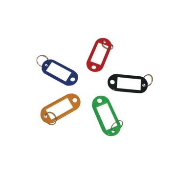 Assorted Colour Key Tags (Pack of 100)