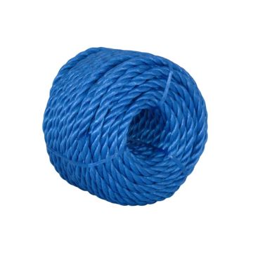 8mm x 20m Blue Polypropylene Rope