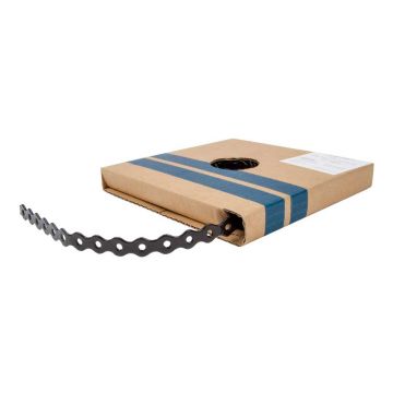 Black Coated Multi Purpose Fixing Band 12mm x 10m