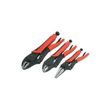 3 Piece Lock Grip Plier Set