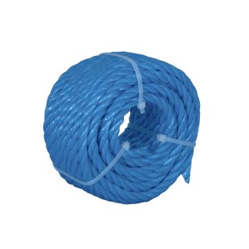 10mm x 15m Blue Polypropylene Rope