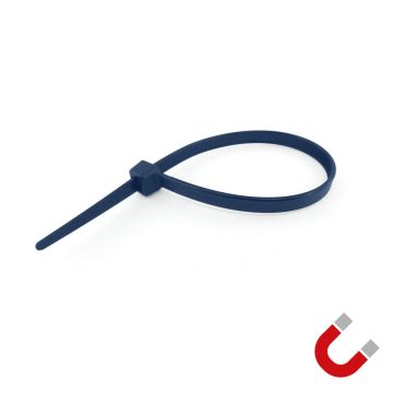 Blue Detectable Metal Content Cable Ties