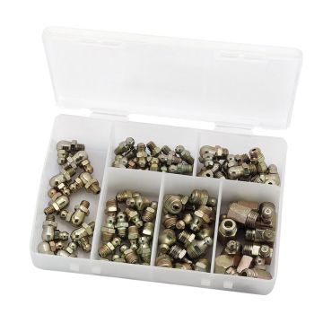Assorted BSPT Grease Nipples Kitbox (50 Piece)