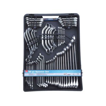 50 Piece Metric Spanner Set