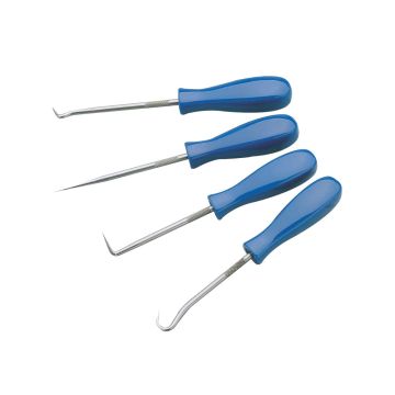 4 Piece Mini Pick and Hook O-Ring & Seal Remover Set