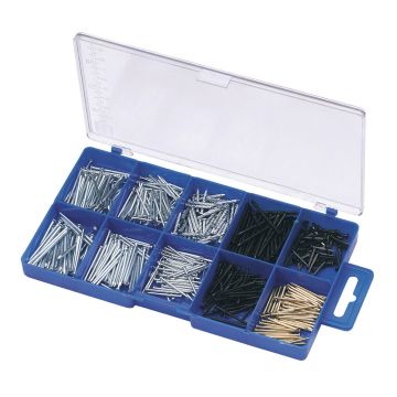 Assorted Nail & Pin Kitbox (485 Piece)