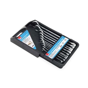 11 Piece Metric Combination Spanner Set (6-19mm)