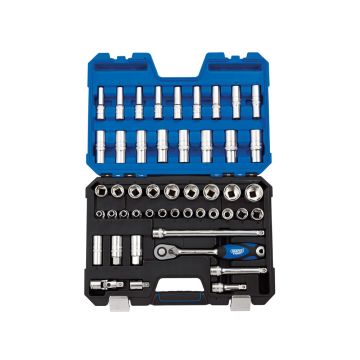 48 Piece 1/2" Drive Metric Socket Set