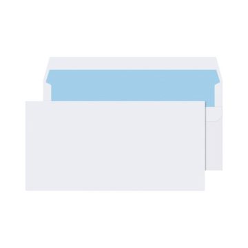 White Plain Envelope DL - 110x220mm