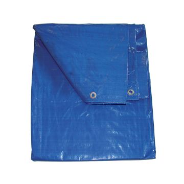 2.7m x 3.5m Blue Polyethylene Tarpaulin