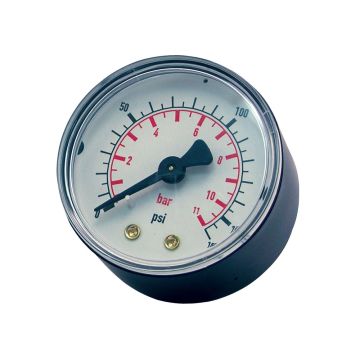 Rear Fix 40mm Pressure Gauge 1/8" BSP