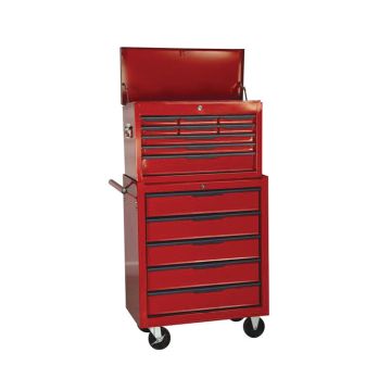 14 Drawer Red Heavy Duty Combination Unit