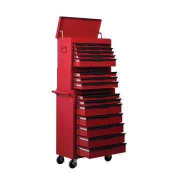 19 Drawer Red Heavy Duty Combination Unit