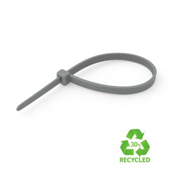 Grey Cable Ties With 30% Recycled Content