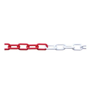 6mm Plastic Chain (Red/White)