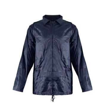 Navy Blue Lightweight Waterproof Jacket