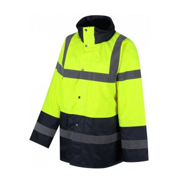 Yellow/Navy Hi Vis Two Tone Coat
