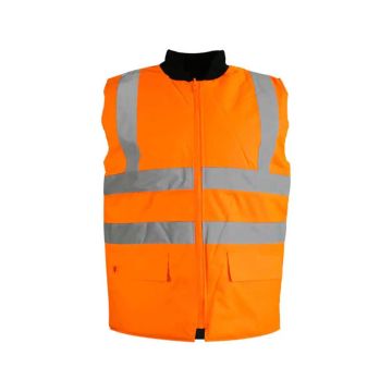 Orange Hi Vis Reversible Bodywarmer