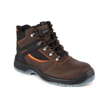 Brown Hiker Style Safety Boot