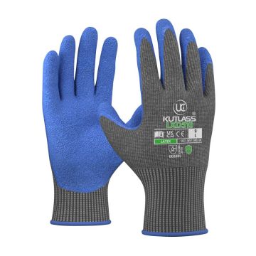 Cut Resistant Latex Palm Grip Gloves