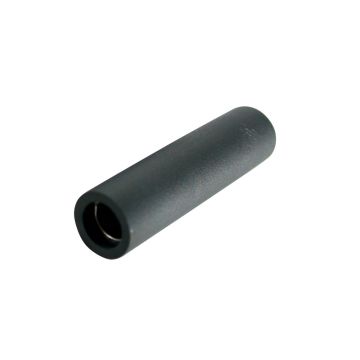 Single Female Socket Black Vinyl