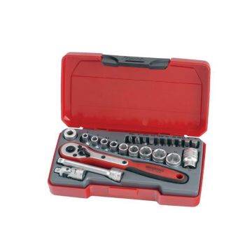 Teng 1/4" Drive Metric Socket Set
