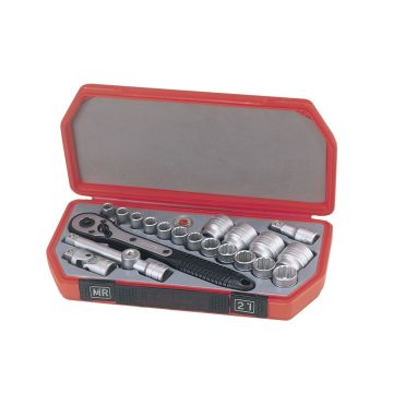 Teng 1/2" Drive Metric Socket Set