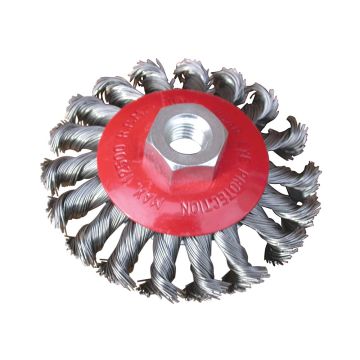 Twist Knot Steel Brush Wheels
