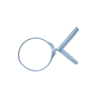 White Plastic Coated Twist Wire Ties