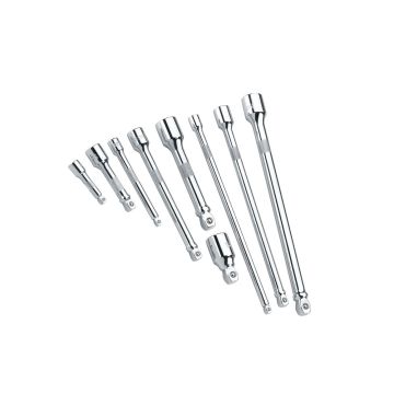9 Piece Wobble Extension Bar Set 1/4", 3/8" & 1/2" Drive