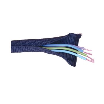 Black Wrap Around Braided Sleeving