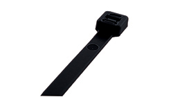 Polypropylene Cable Tie Head in Black for Chemical and Acid Environments